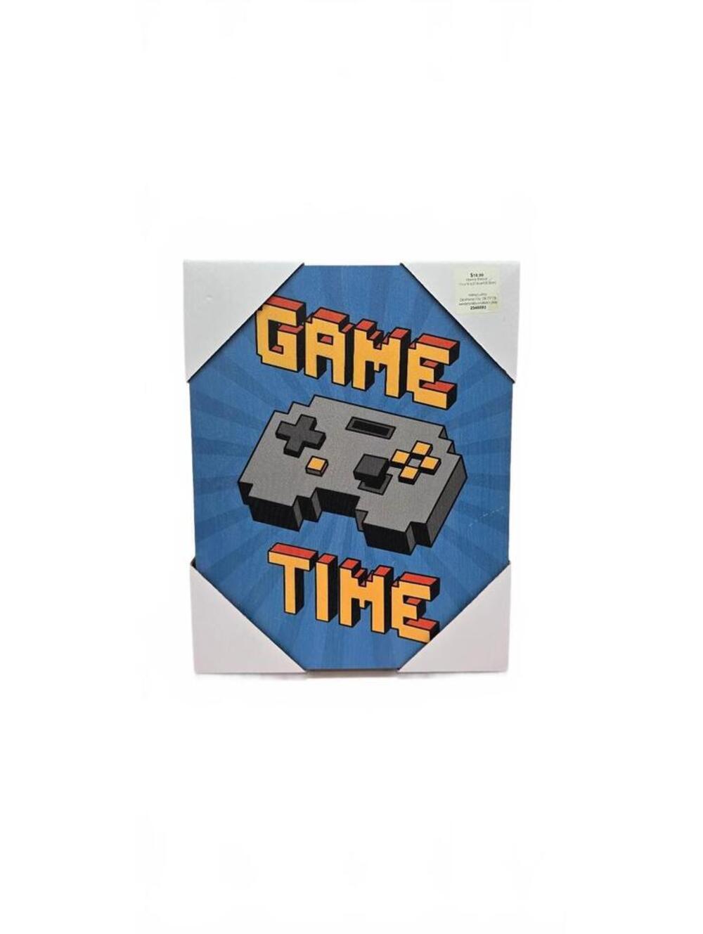 Game Time Wall Art Home Decor 11x14 inches